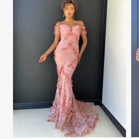 NEW J’Adore JX4028 mystic gown dusty rose - Picture 5 of 7